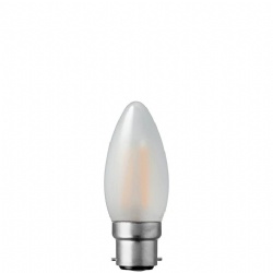 Filament LED Lamp Bulb C35 B22 Frosted